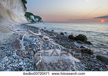 "Chalk cliffs at sunrise, Sassnitz, Rugen, Mecklenburg-Western Pomerania, Germany, Europe" View Large Photo Image Stock Image - "Chalk cliffs at sunrise, Sassnitz, Rugen, Mecklenburg-Western Pomerania, Germany, Europe". Fotosearch