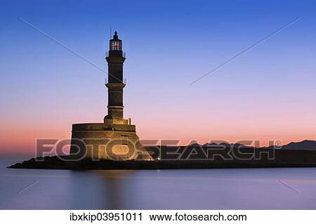 "Chania lighthouse, harbour, Cretan Sea, Chania, Crete, Greece, Europe" View Large Photo Image Stock Image - "Chania lighthouse, harbour, Cretan Sea, Chania, Crete, Greece, Europe". Fotosearch