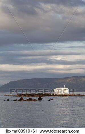 "Chapel on a cliff in the sea, Georgioupolis, Crete, Greece, Europe" View Large Photo Image Stock Image - "Chapel on a cliff in the sea, Georgioupolis, Crete, Greece, Europe". Fotosearch