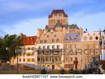 "Chateau Frontenac and Lower Town, Quebec City, Quebec, Canada, North America" View Large Photo Image Stock Photo - "Chateau Frontenac and Lower Town, Quebec City, Quebec, Canada, North America". Fotosearch