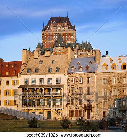 "Chateau Frontenac and Lower Town, Quebec City, Quebec, Canada, North America" View Large Photo Image Stock Photography - "Chateau Frontenac and Lower Town, Quebec City, Quebec, Canada, North America". Fotosearch
