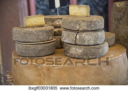 "Cheeses for sale on a market, Ribeauville, Departement Bas-Rhin, Alsace, France, Europe" View Large Photo Image Stock Photography - "Cheeses for sale on a market, Ribeauville, Departement Bas-Rhin, Alsace, France, Europe". Fotosearch
