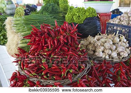 "Chili peppers and garlic for sale at the bazaar, Bukhara, Uzbekistan, Asia" View Large Photo Image Stock Photography - "Chili peppers and garlic for sale at the bazaar, Bukhara, Uzbekistan, Asia". Fotosearch