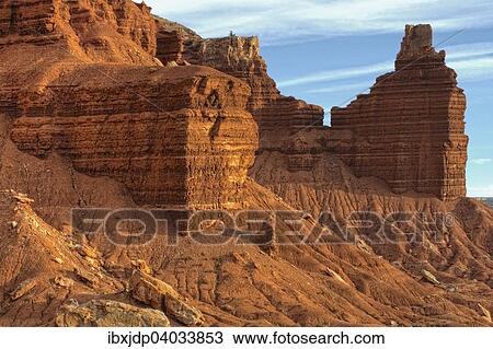 "Chimney Rock and sandstone formations, Capitol Reef National Park, Utah" View Large Photo Image Stock Image - "Chimney Rock and sandstone formations, Capitol Reef National Park, Utah". Fotosearch