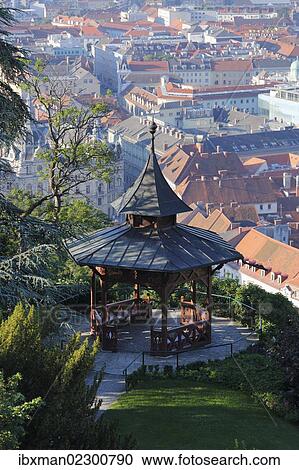"Chinese Pavilion, Schlossberg, castle hill, Graz, Styria, Austria, Europe" View Large Photo Image Stock Image - "Chinese Pavilion, Schlossberg, castle hill, Graz, Styria, Austria, Europe". Fotosearch