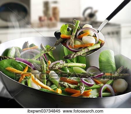 Chinese stir fry vegetables in a wok View Large Photo Image Stock Photography - Chinese stir fry vegetables in a wok. Fotosearch