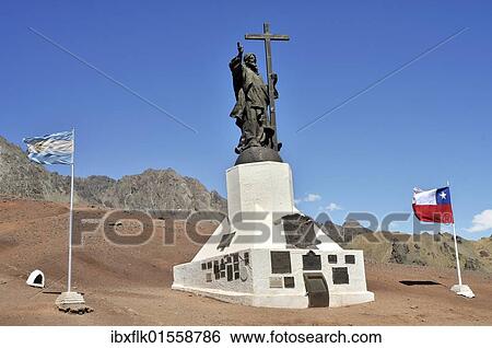 "Christ statue, Cristo Redentor de los Andes, 4, 000 m above sea level on the border between Argentina and Chile, Argentina, South America" View Large Photo Image Stock Photograph - "Christ statue, Cristo Redentor de los Andes, 4, 000 m above sea level on the border between Argentina and Chile, Argentina, South America". Fotosearch