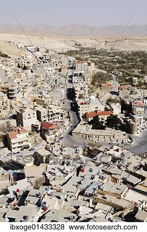 "Christian village Maalula north of Damascus, Syria, Middle East, Asia" View Large Photo Image Stock Photo - "Christian village Maalula north of Damascus, Syria, Middle East, Asia". Fotosearch