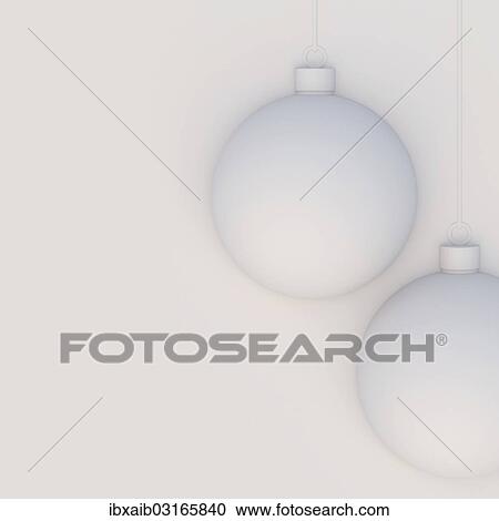 "Christmas baubles, 3D illustration" View Large Photo Image Stock Image - "Christmas baubles, 3D illustration". Fotosearch