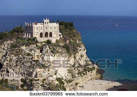 "Church Chiesa Santa Maria dell'Isola, Tropea, Calabria, Italy, Europe" View Large Photo Image Stock Photography - "Church Chiesa Santa Maria dell'Isola, Tropea, Calabria, Italy, Europe". Fotosearch
