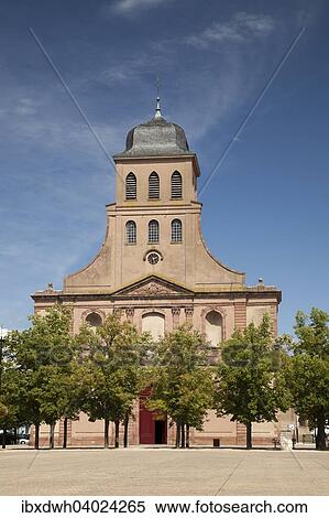 "Church, Garrison Church of St-Louis, Neuf-Brisach, Alsace, France, Europe" View Large Photo Image Stock Photography - "Church, Garrison Church of St-Louis, Neuf-Brisach, Alsace, France, Europe". Fotosearch