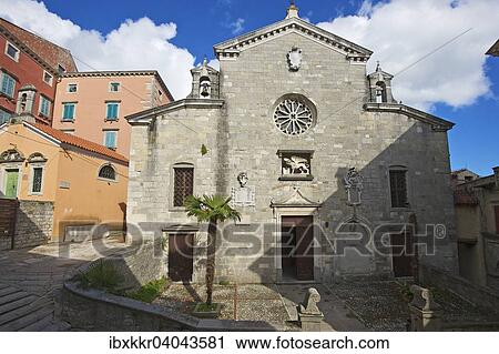 "Church of Holy Virgin Mary in the old town, Labin, Istria, Croatia, Europe" View Large Photo Image Stock Image - "Church of Holy Virgin Mary in the old town, Labin, Istria, Croatia, Europe". Fotosearch