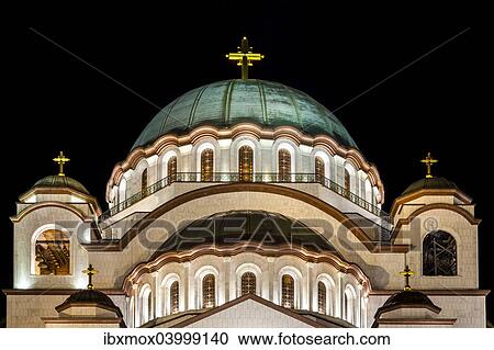 "Church of Saint Sava, New Belgrade, Belgrade, Serbia, Europe" View Large Photo Image Stock Image - "Church of Saint Sava, New Belgrade, Belgrade, Serbia, Europe". Fotosearch