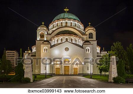 "Church of Saint Sava, New Belgrade, Belgrade, Serbia, Europe" View Large Photo Image Stock Image - "Church of Saint Sava, New Belgrade, Belgrade, Serbia, Europe". Fotosearch