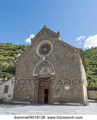 "Church of San Lorenzo, Manarola, Riomaggiore, Cinque Terre, La Spezia, Liguria, Italy, Europe" View Large Photo Image Stock Photo - "Church of San Lorenzo, Manarola, Riomaggiore, Cinque Terre, La Spezia, Liguria, Italy, Europe". Fotosearch