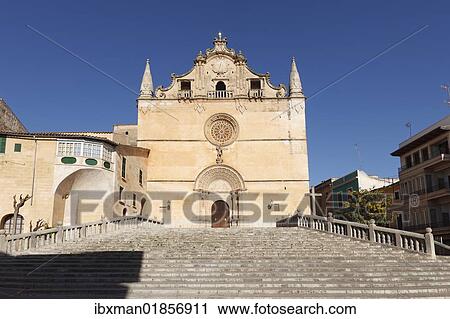 "Church of Sant Miquel, Felanitx, Majorca, Balearic Islands, Spain, Europe" View Large Photo Image Stock Image - "Church of Sant Miquel, Felanitx, Majorca, Balearic Islands, Spain, Europe". Fotosearch