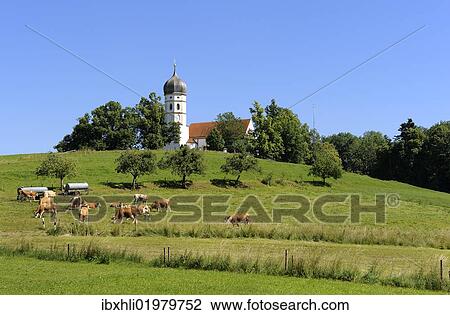 "Church of St. Johann Baptist, Holzhausen, Muensing community on Lake Starnberg, Bavaria, Germany, Europe, PublicGround, Europe" View Large Photo Image Stock Image - "Church of St. Johann Baptist, Holzhausen, Muensing community on Lake Starnberg, Bavaria, Germany, Europe, PublicGround, Europe". Fotosearch