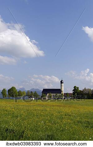 "Church of St. Marinus and Anianus, Wilparting near Irschenberg, Mt Wendelstein at the back, Upper Bavaria, Bavaria, Germany, Europe" View Large Photo Image Stock Image - "Church of St. Marinus and Anianus, Wilparting near Irschenberg, Mt Wendelstein at the back, Upper Bavaria, Bavaria, Germany, Europe". Fotosearch