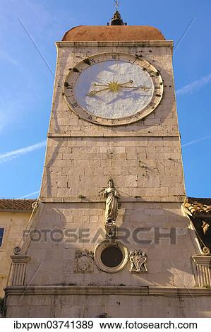 "Church of St Sebastian bell tower, Trogir, Croatia, Europe" View Large Photo Image Stock Photo - "Church of St Sebastian bell tower, Trogir, Croatia, Europe". Fotosearch