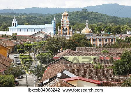 "Churches Iglesia de Xalteva and Maria Auxiliadora, Granada, province of Granada, Nicaragua, North America" View Large Photo Image Stock Image - "Churches Iglesia de Xalteva and Maria Auxiliadora, Granada, province of Granada, Nicaragua, North America". Fotosearch