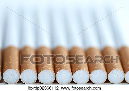 Stock Image - "Cigarette filters, cigarettes". Fotosearch