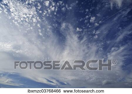 Cirrus clouds View Large Photo Image Stock Photograph - Cirrus clouds. Fotosearch