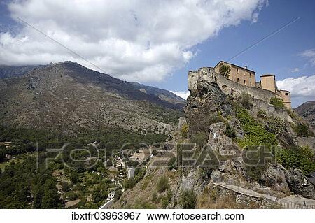 "Citadel, Corte, Corsica, France, Europe" View Large Photo Image Stock Photo - "Citadel, Corte, Corsica, France, Europe". Fotosearch
