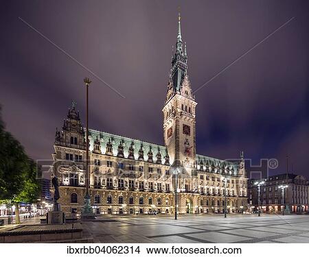 "City Hall, Rathausmarkt square, Hamburg, German" View Large Photo Image Picture - "City Hall, Rathausmarkt square, Hamburg, German". Fotosearch