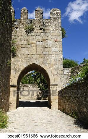 "City wall and gate in the historic city of Trujillo, Extremadura, Spain, Europe" View Large Photo Image Stock Photograph - "City wall and gate in the historic city of Trujillo, Extremadura, Spain, Europe". Fotosearch