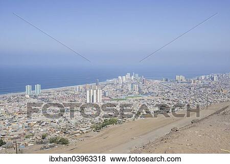 "Cityscape, Iquique, Tarapaca Region, Chile, South America" View Large Photo Image Stock Photo - "Cityscape, Iquique, Tarapaca Region, Chile, South America". Fotosearch