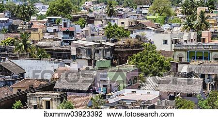 "Cityscape, temple city of Srirangam, Thanjavur, Tamil Nadu, India, Asia" View Large Photo Image Stock Image - "Cityscape, temple city of Srirangam, Thanjavur, Tamil Nadu, India, Asia". Fotosearch