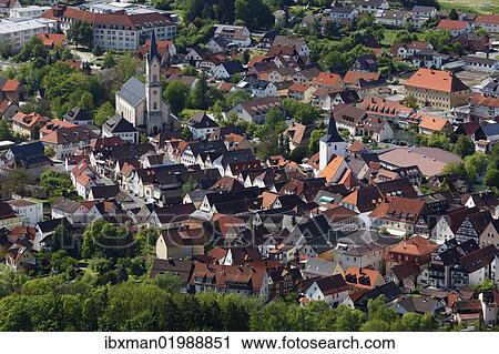 "Cityscape view across Ebermannstadt from the Wallerwarte look-out, Franconian Switzerland, Upper Franconia, Franconia, Bavaria, Germany, Europe" View Large Photo Image Stock Image - "Cityscape view across Ebermannstadt from the Wallerwarte look-out, Franconian Switzerland, Upper Franconia, Franconia, Bavaria, Germany, Europe". Fotosearch