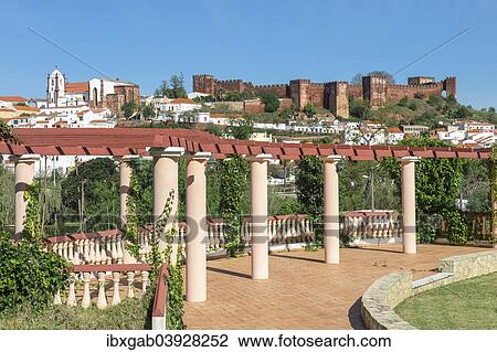 "Cityscape with the Moorish castle and the cathedral, Silves, Algarve, Portugal, Europe" View Large Photo Image Stock Image - "Cityscape with the Moorish castle and the cathedral, Silves, Algarve, Portugal, Europe". Fotosearch