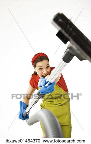 Cleaning lady at work View Large Photo Image Stock Image - Cleaning lady at work. Fotosearch