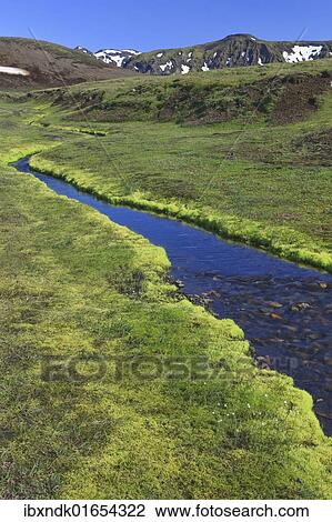 "Clear stream in a volcanic landscape, Eyjafjallajoekull, Iceland, Europe" View Large Photo Image Stock Image - "Clear stream in a volcanic landscape, Eyjafjallajoekull, Iceland, Europe". Fotosearch