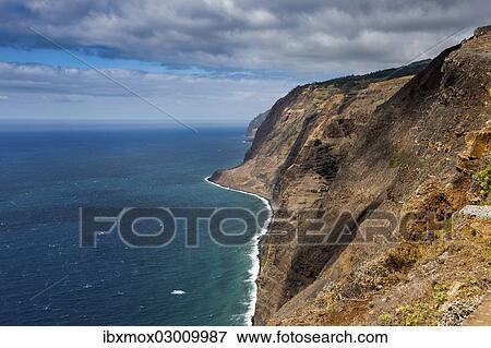 "Cliff coast near Ponta do Pargo, Ponta do Pargo, Faja da Ovelha, Calheta, Madeira, Portugal, Europe" View Large Photo Image Stock Photo - "Cliff coast near Ponta do Pargo, Ponta do Pargo, Faja da Ovelha, Calheta, Madeira, Portugal, Europe". Fotosearch