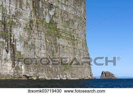 "Cliffs and sea, rock formation off the beach, Fugloy, Norooyar, Faroe Islands, Denmark, Europe" View Large Photo Image Stock Image - "Cliffs and sea, rock formation off the beach, Fugloy, Norooyar, Faroe Islands, Denmark, Europe". Fotosearch