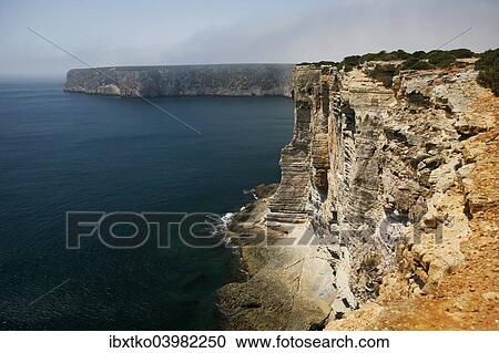 "Cliffs, Atlantic coast, near Sagres, Portugal, Europe" View Large Photo Image Stock Image - "Cliffs, Atlantic coast, near Sagres, Portugal, Europe". Fotosearch