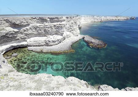 "Cliffs, coastline, Tarhankut Cape, Ukraine, Europe" View Large Photo Image Stock Image - "Cliffs, coastline, Tarhankut Cape, Ukraine, Europe". Fotosearch