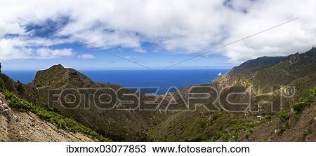 "Cliffs in the Anaga Mountains near the village of Taganana, Azano, Almaciga, Tenerife, Canary Islands, Spain, Europe" View Large Photo Image Stock Image - "Cliffs in the Anaga Mountains near the village of Taganana, Azano, Almaciga, Tenerife, Canary Islands, Spain, Europe". Fotosearch