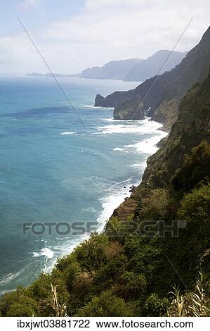 "Cliffs near Quinta do Furao, North Coast, Madeira, Portugal, Europe" View Large Photo Image Stock Image - "Cliffs near Quinta do Furao, North Coast, Madeira, Portugal, Europe". Fotosearch