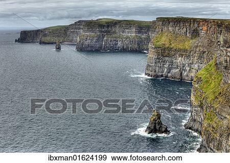 "Cliffs of Moher, County Clare, Ireland, Europe" View Large Photo Image Stock Photo - "Cliffs of Moher, County Clare, Ireland, Europe". Fotosearch