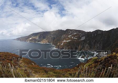 "Cliffs of Slieve League, County Donegal, Ireland, Europe" View Large Photo Image Picture - "Cliffs of Slieve League, County Donegal, Ireland, Europe". Fotosearch
