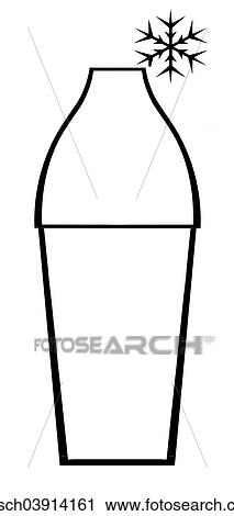 Stock Image - "Closed cocktail shaker, precooled". Fotosearch