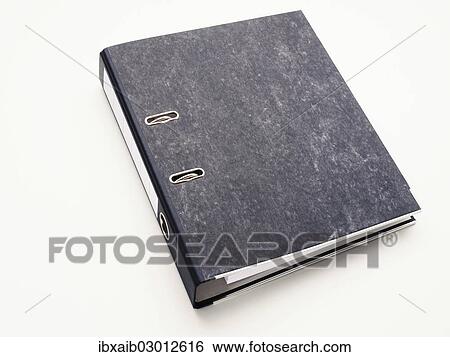 Stock Photograph - Closed ring binder. Fotosearch