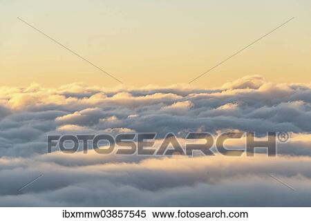 "Clouds from above, evening mood" View Large Photo Image Stock Photography - "Clouds from above, evening mood". Fotosearch