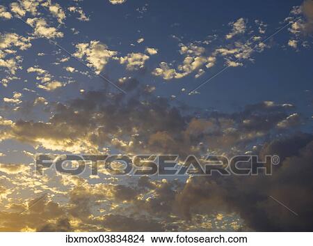 Clouds in the evening sky View Large Photo Image Picture - Clouds in the evening sky. Fotosearch