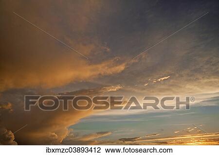 "Clouds in the red evening light, Bavaria, Germany, Europe" View Large Photo Image Stock Image - "Clouds in the red evening light, Bavaria, Germany, Europe". Fotosearch