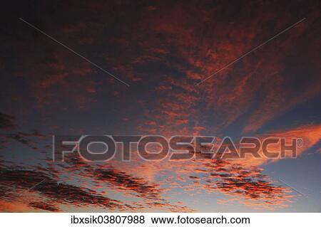 "Clouds in the sky at dawn, Germany, Europe" View Large Photo Image Stock Photo - "Clouds in the sky at dawn, Germany, Europe". Fotosearch