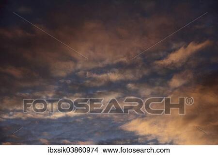 "Cloudy sky, evening mood, Germany, Europe" View Large Photo Image Picture - "Cloudy sky, evening mood, Germany, Europe". Fotosearch